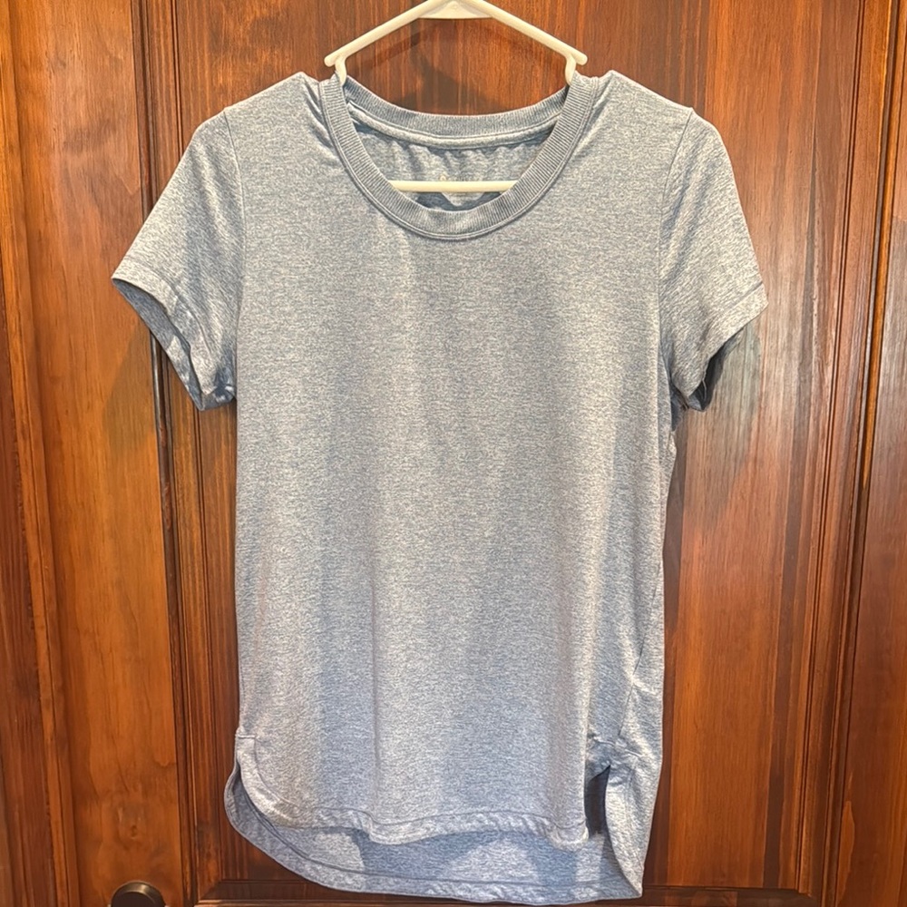 Athleta blue Fitted Short Sleeve T-Shirt